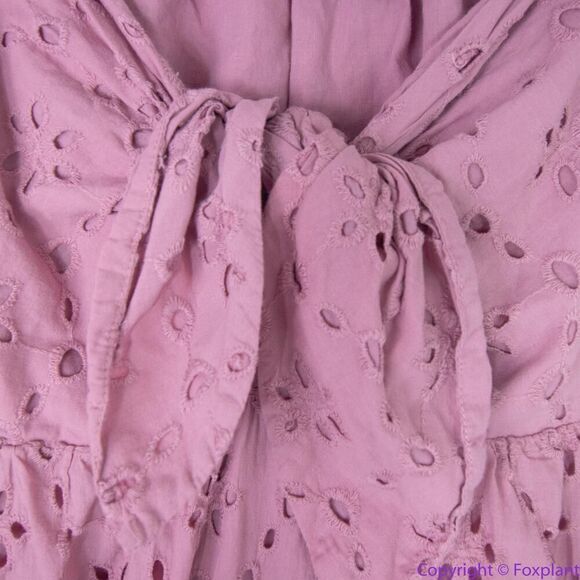 Eloquii Eyelet‎ Tie Front Maxi Dress, 16 - Picture 6 of 16